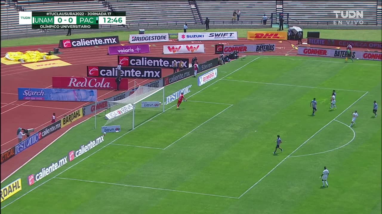 ¡TIRO ATAJADO! disparo por Rogério.