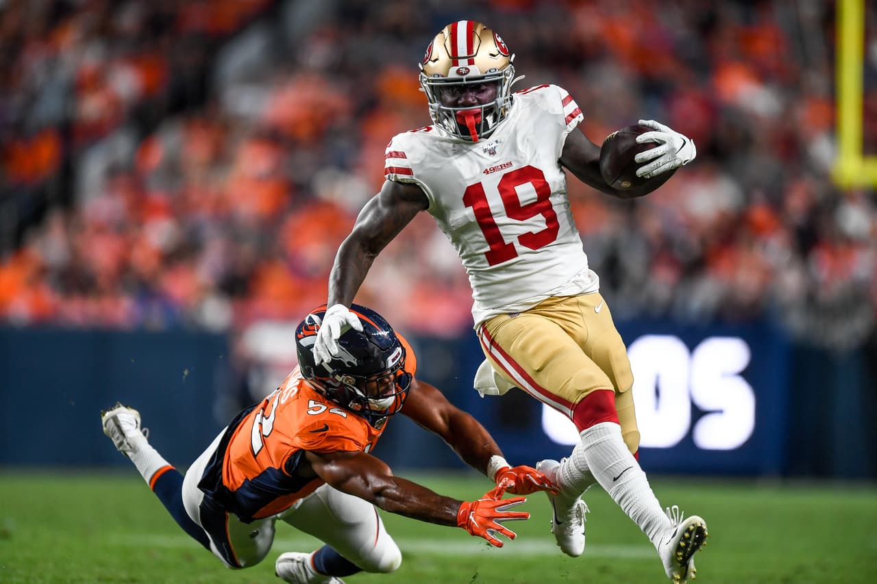 <b>4) Deebo Samuel, San Francisco 49ers</b>. Se trata de un receptor novato, que aunque tiene competencia de otros tres colegas, más experimentados, como George Kittle, Dante Pettis y Marquise Goodwin, la velocidad que tiene y bajo el mandato de Kyle Shanahan, eso lo hace muy interesante.
