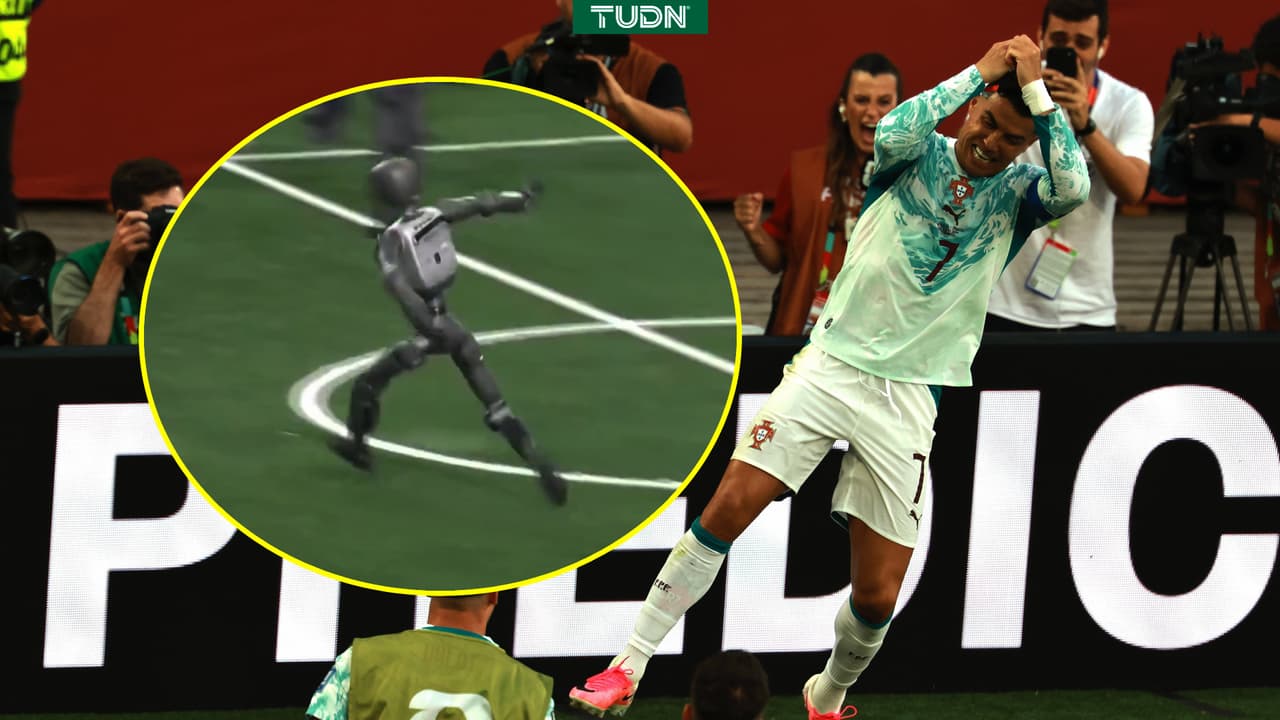 VIRAL: Robot sorprende a todos al celebrar como Cristiano Ronaldo