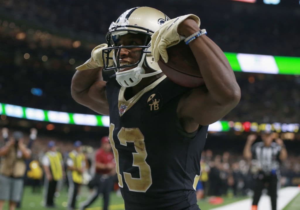 La reacción inició con un pase de anotación de 2 yardas de Brees a Michael Thomas (13) para poner el marcador 12-10 en el último cuarto.