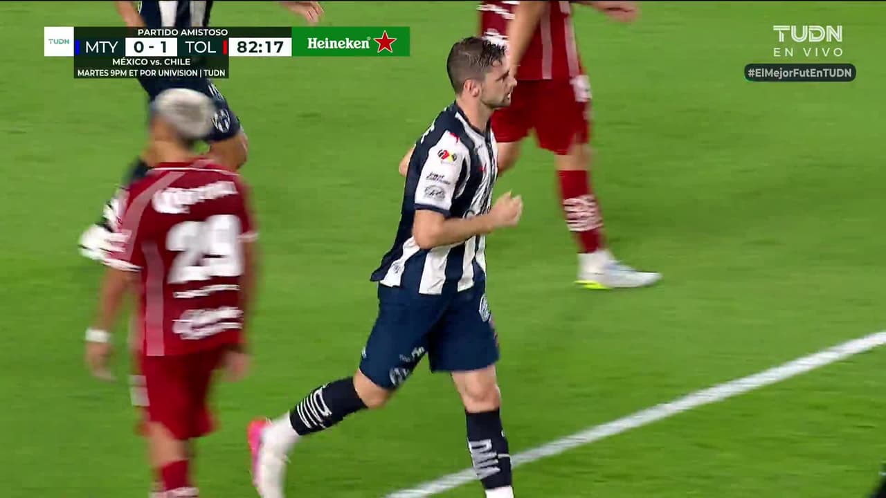 ¡Este sí no lo falla! Hugo Cuypers define para el empate de Rayados