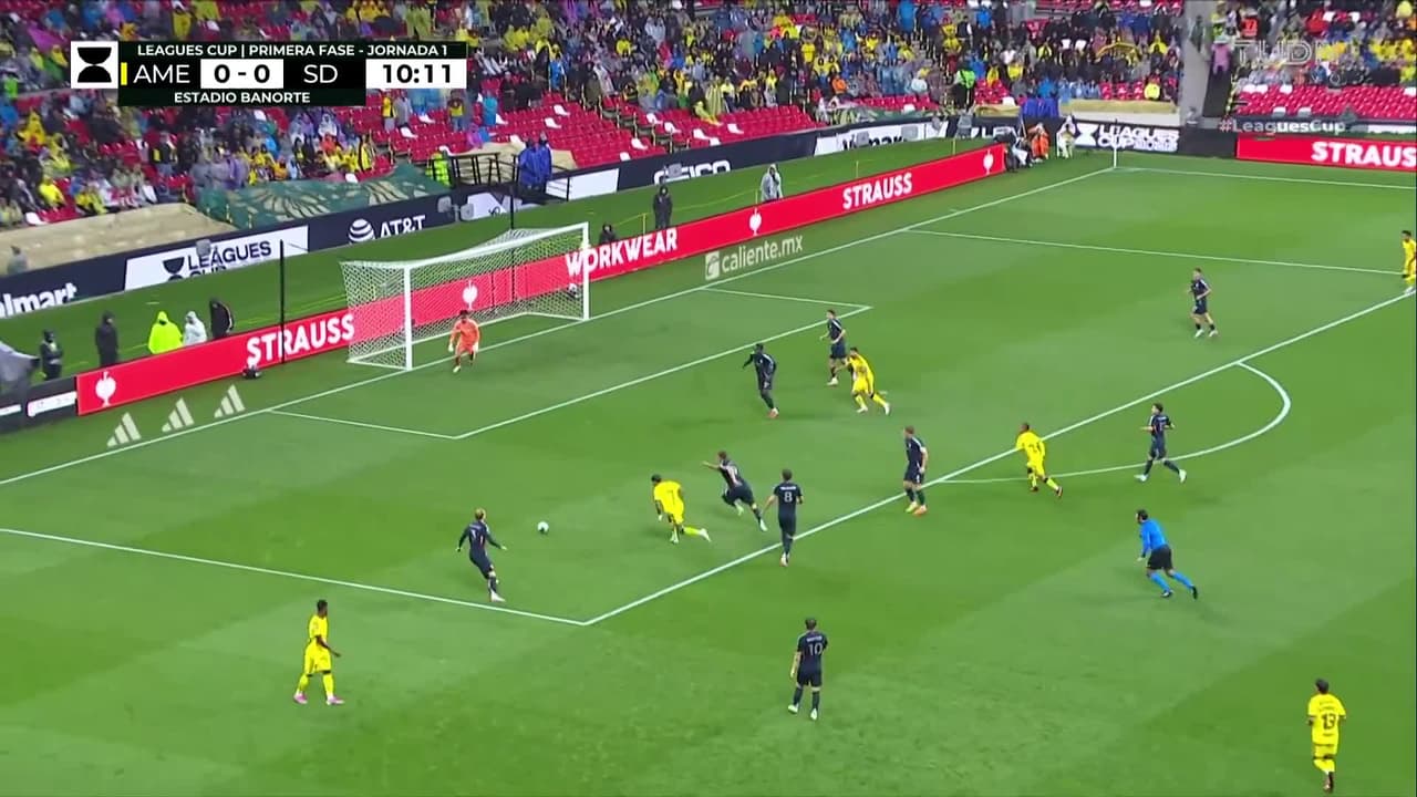 ¡Goool del América! ¡El rayito pone el 1-!