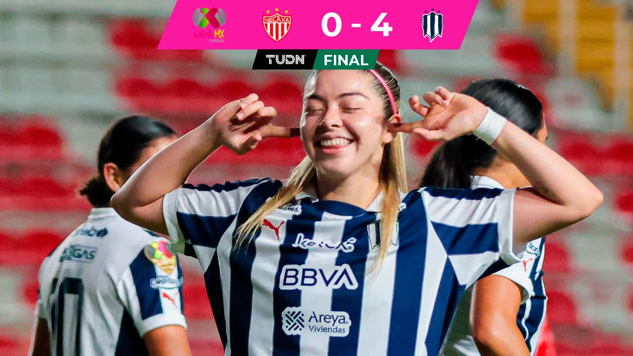 Katty Martínez se estrena con Rayadas en goleada sobre Necaxa