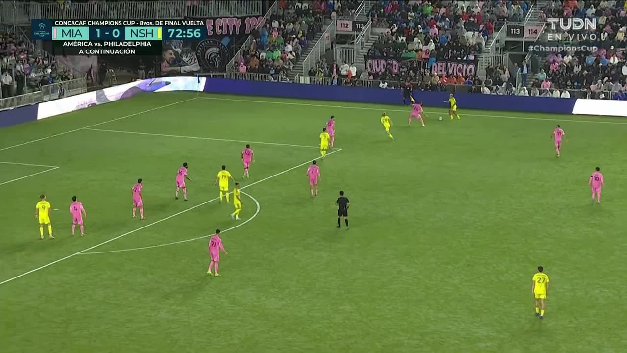 ¡GOL!  anota para Nashville SC. Cristian Espinoza