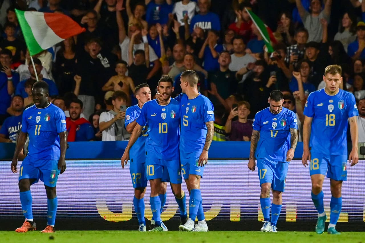 La selección italiana consiguió un importante triunfo en la Nations League al vencer a Hungría.
<br>