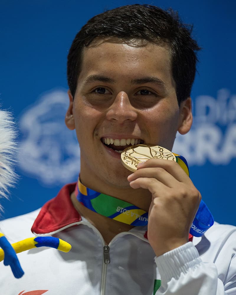 Ricardo Vargas se impuso en los 400 metros combinados logrando para México otra medalla de oro y récord centroamericano con tiempo de 4.19.98.