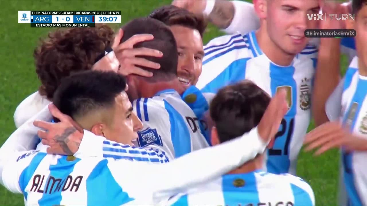 ¡Golazo de Messi! Se cae el Monumental con brutal definición del '10'