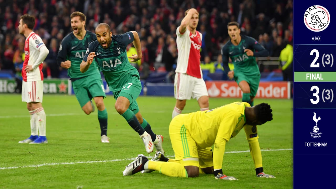 ¿¡Qué locura hiciste, Lucas!? Con 'hat trick' de Moura en el último minuto, Tottenham remontó y echó al Ajax