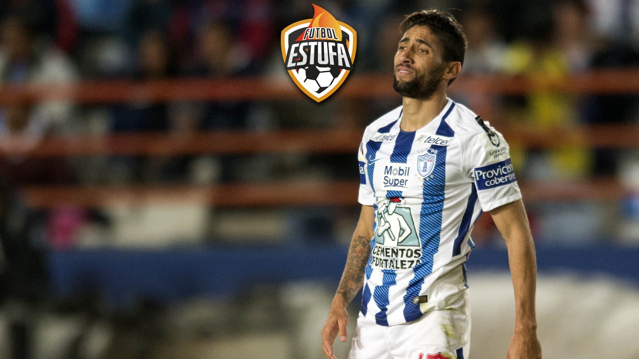 Jonathan Urretaviscaya, extremo de Pachuca que estará con Uruguay.