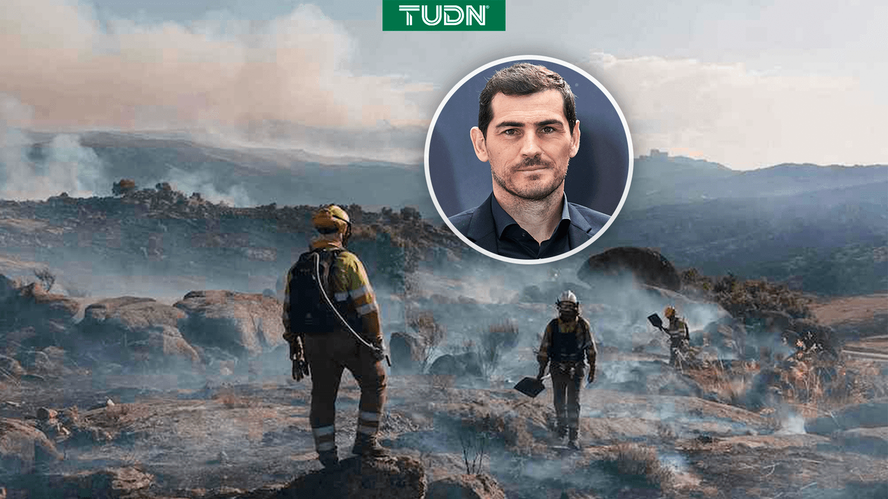 ¡Grande! Iker ayuda en labores de extinción de incendio en España