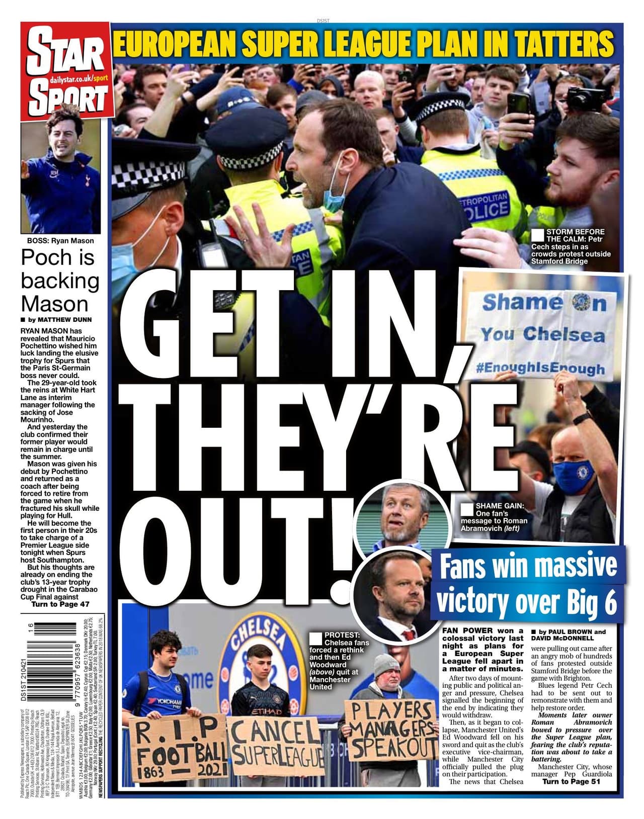 Tras varias horas de incertidumbre en el futbol europeo, el día de hoy se ha hecho oficial la suspensión del proyecto de la Superliga europea.