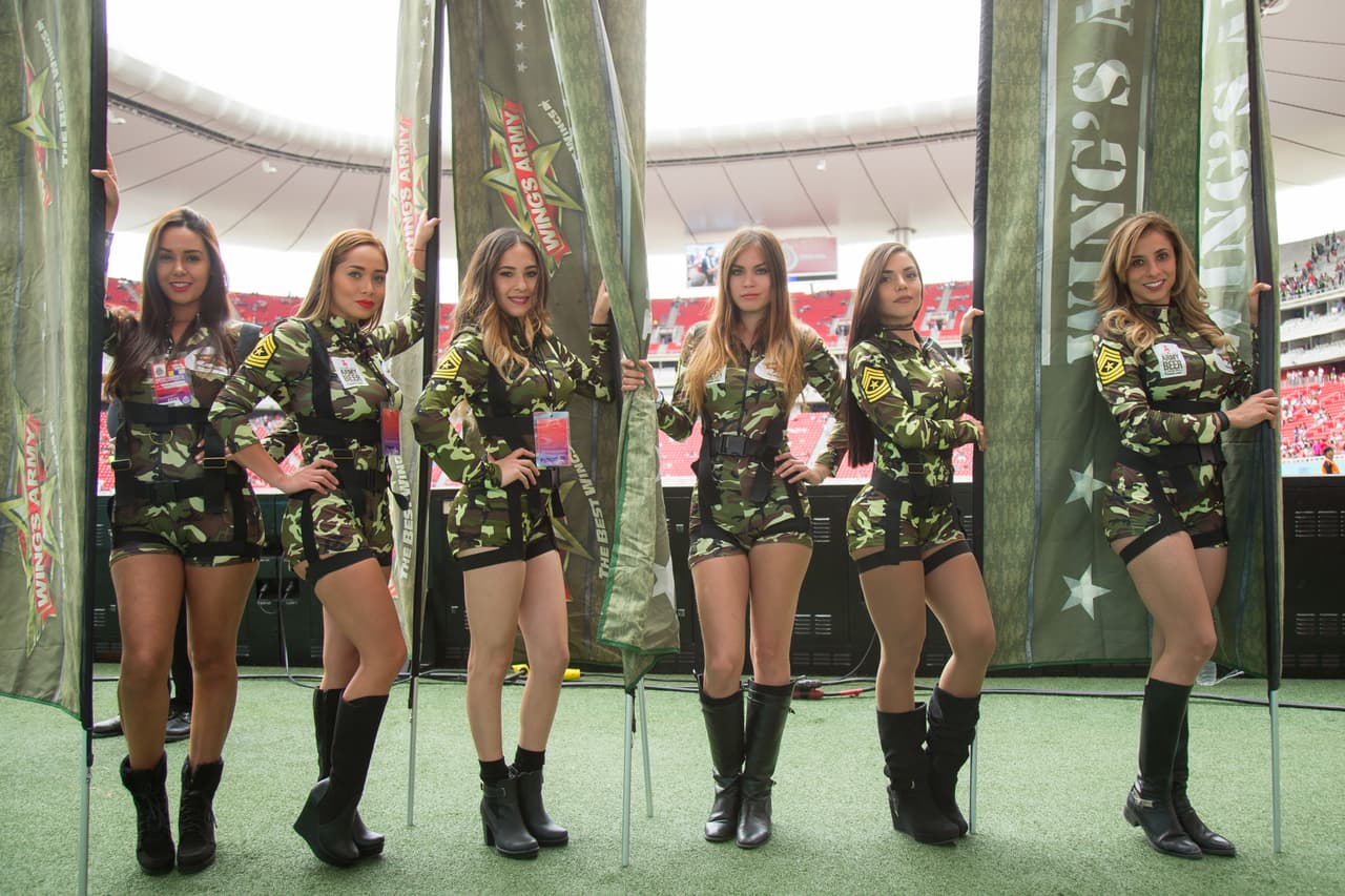 La belleza de las porristas en la fecha 14