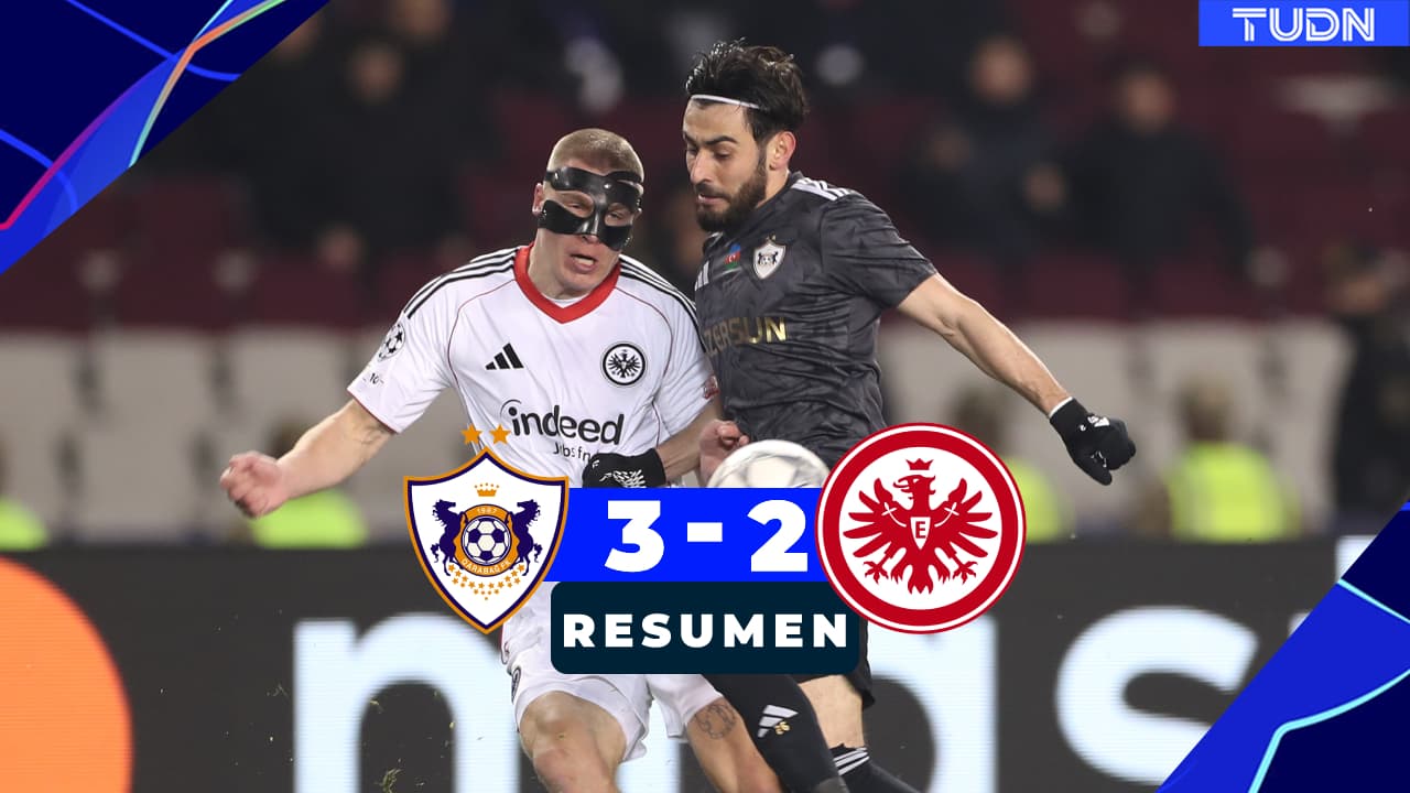 Resumen | Remontada histórica de Qarabag ante Eintracht