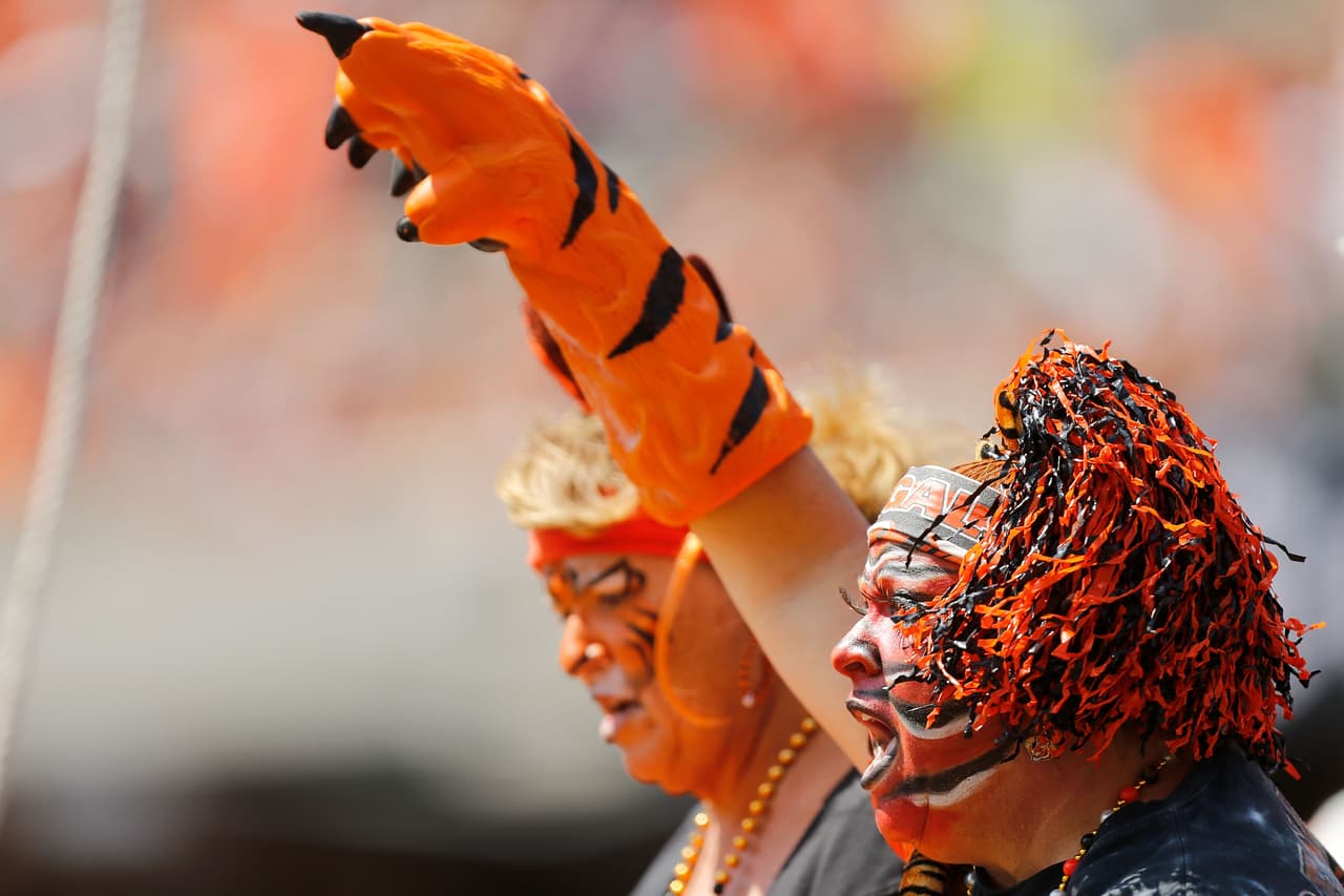 Eso sí, los fanáticos también sacan sus garras y en especial los de Cincinnati Bengals en su juego contra Baltimore Ravens.