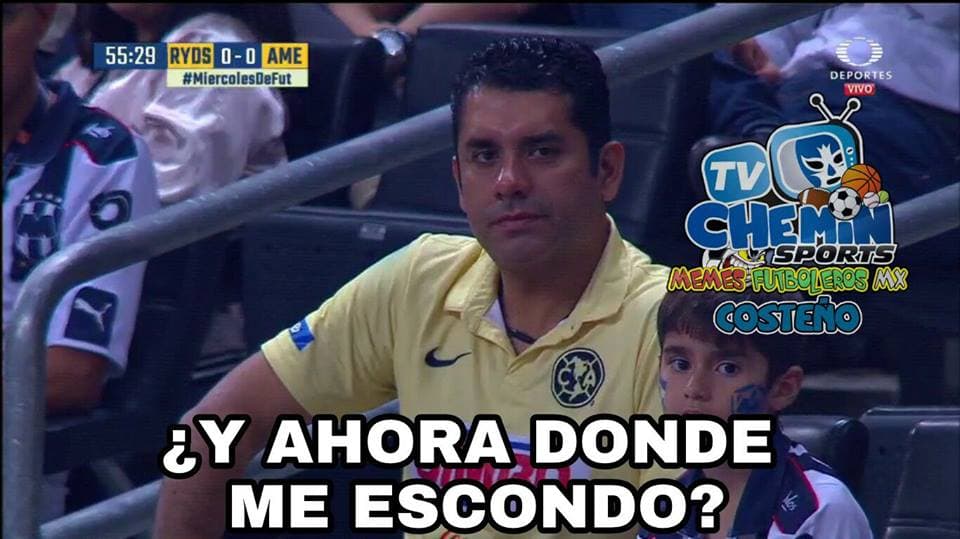 Los memes no perdonan la eliminación del América que demostró que no sabe tirar penales. Monterrey es finalista de la Copa MX.