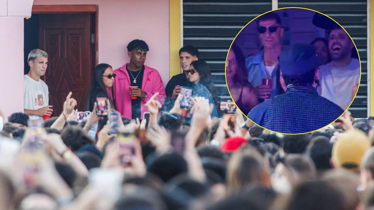 Lamine Yamal, Lewandowski y otros jugadores del Barcelona son vistos en la casita de Bad Bunny