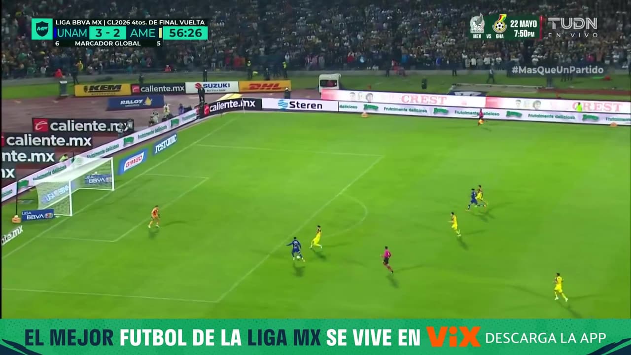 ¡El oso del torneo! Juninho falla solo frente a Cota y se pierde el 4-2