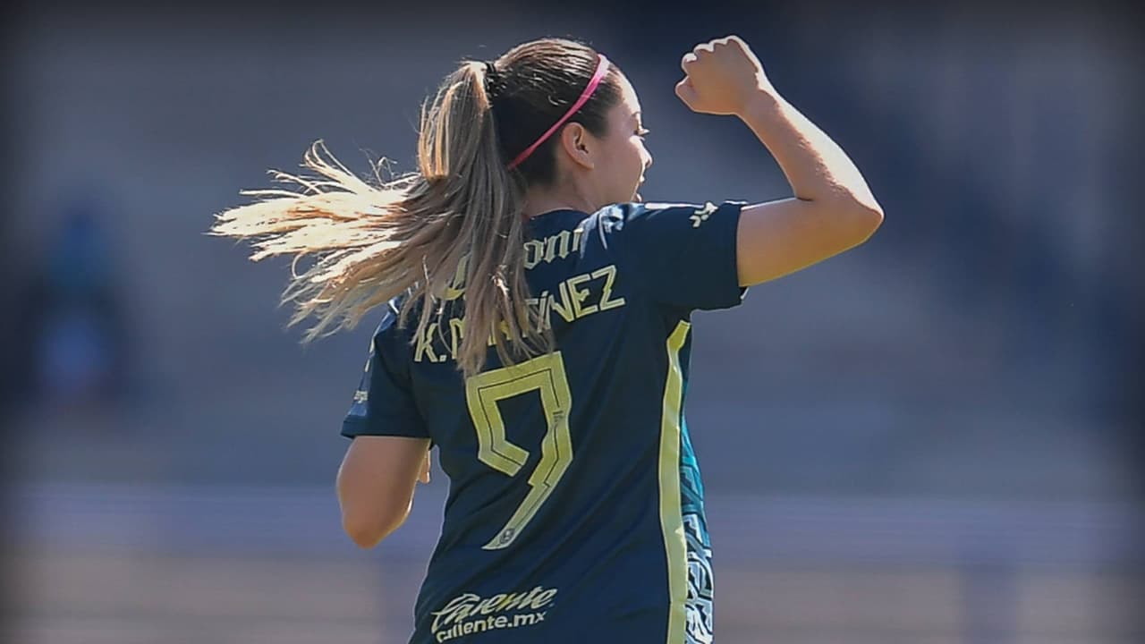 Katty Martínez debuta con gol en el América ante Pumas