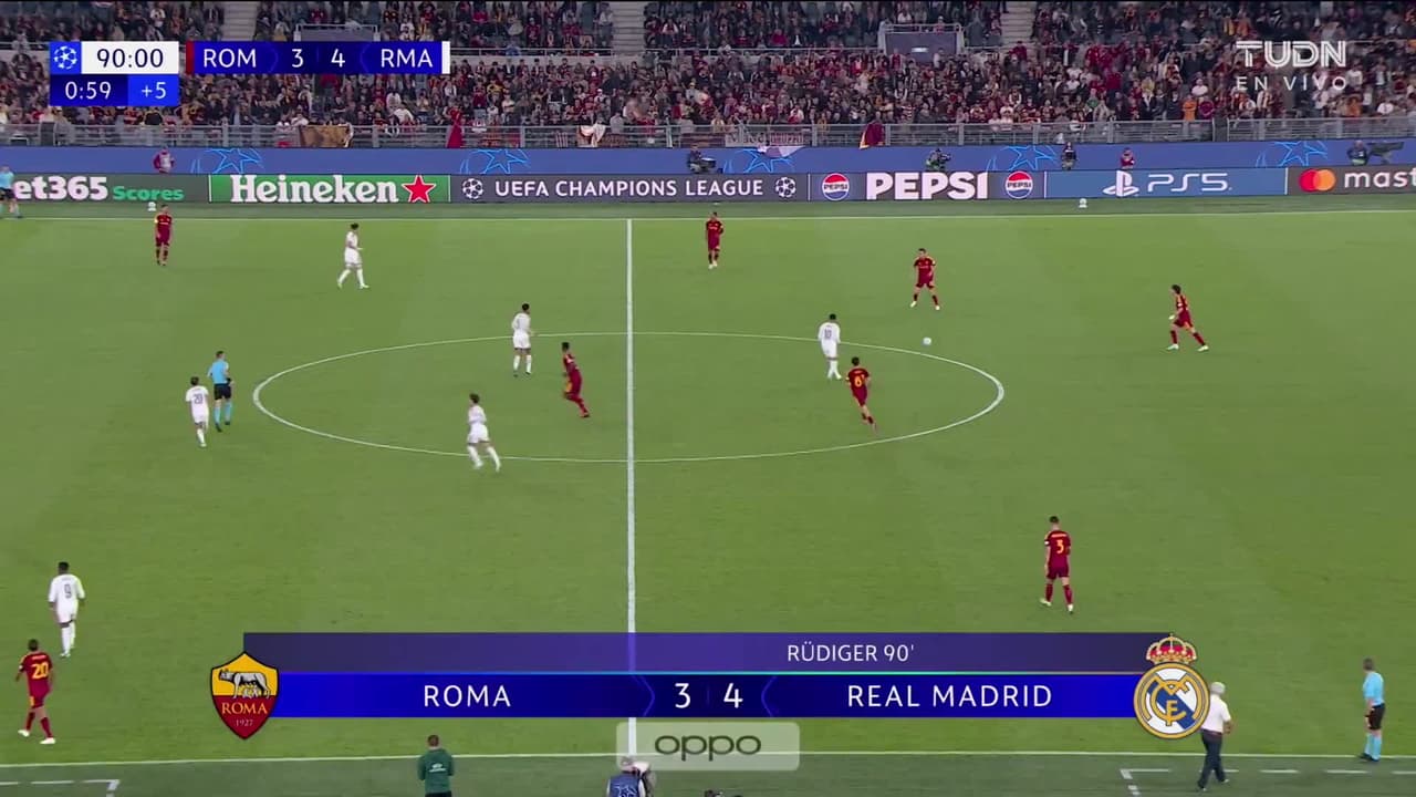 ¡TIRO ATAJADO! disparo por Kylian Mbappé.