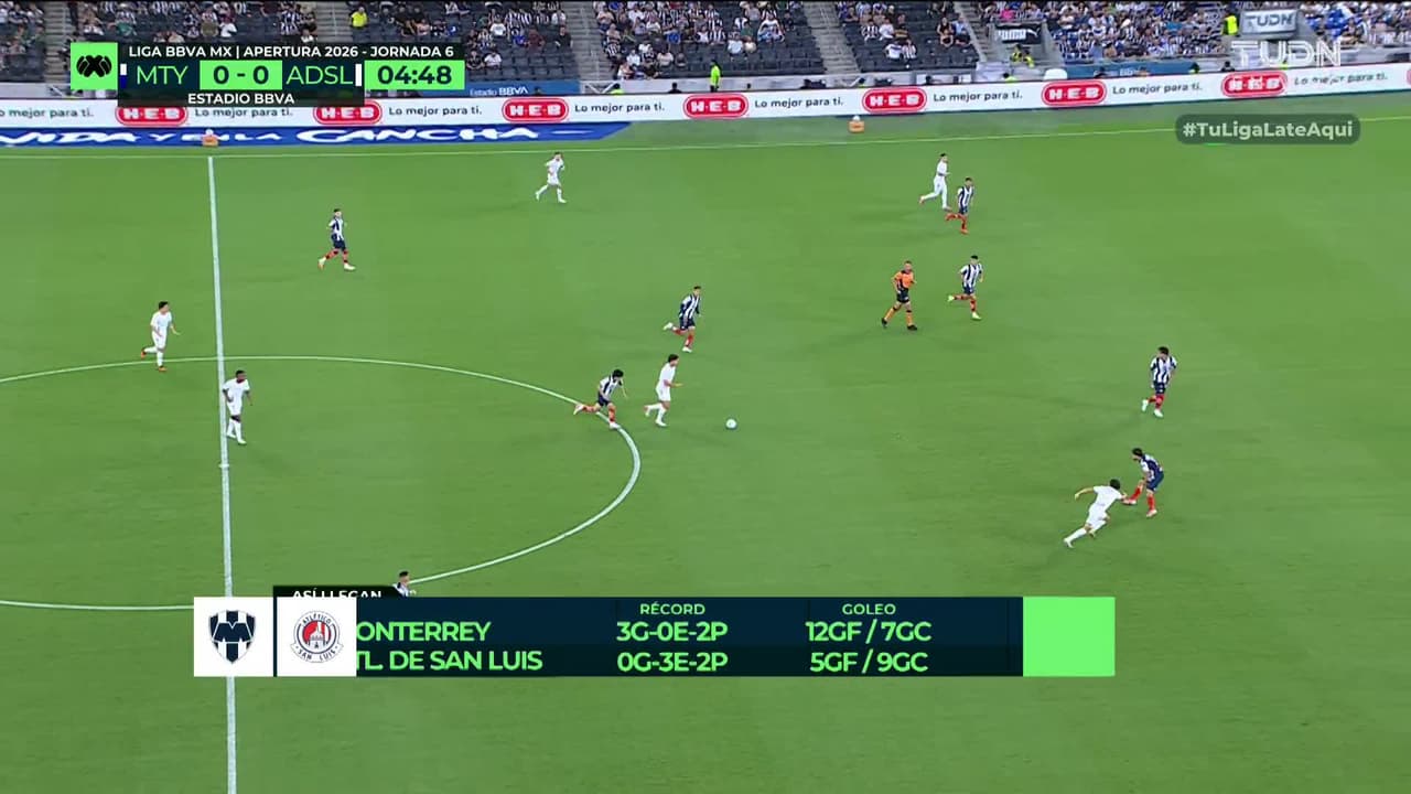 ¡GOL!  anota para Atlético San Luis. David Rodríguez