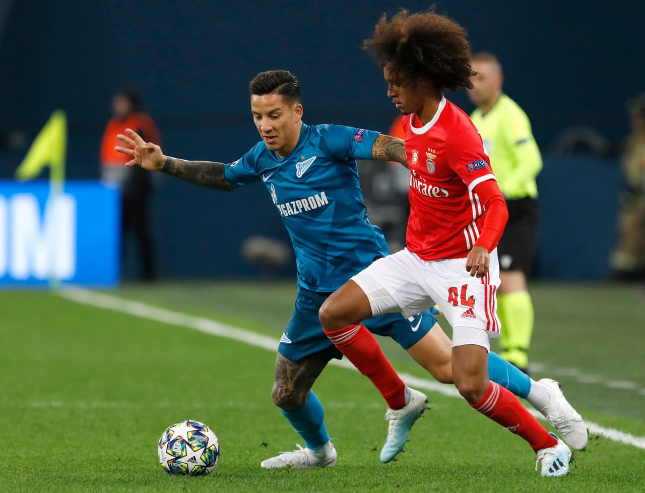 Por parte del cuadro local anotaron Artem Dzyuba, Sardar Azmoun mas un autogol de Rúben Dias, por parte del benfica anotó Raúl de Tomás.