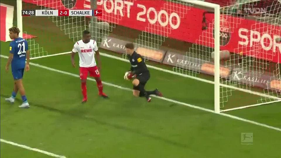 ¡GOOOL! Florian Kainz anota para 1. FC Köln