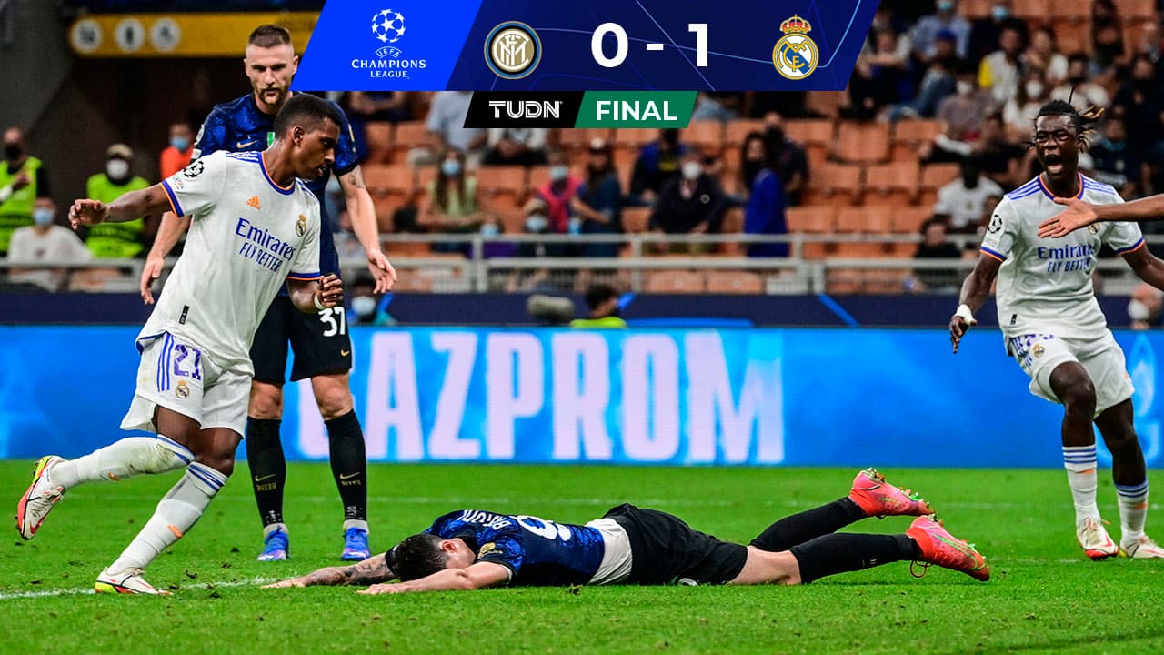 ¡Triunfo agónico! Real Madrid venció al Inter 