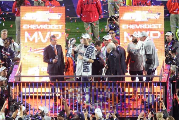 Los New England Patriots ganaron su cuarto Super Bowl y Tom Brady se colocó como uno de los mejores quarterbacks de la historia de la NFL (Foto: Mario Castillo).