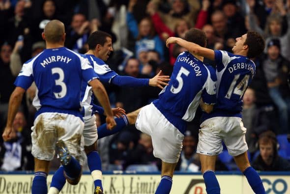 Birmingham se puso en ventaja con el tanto de Johnson.