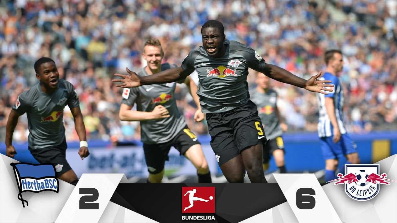 Los toros Rojos cerraron la temporada con una goleada sobre el Hertha de Berlín.