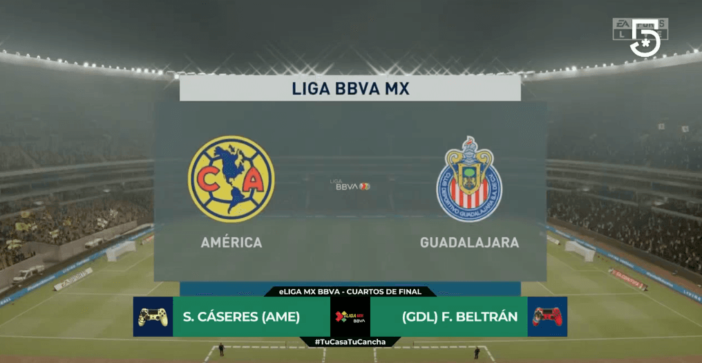 Santi Cáseres se lleva el Clásico con el América y echa a las Chivas del 'Nene' Beltrán 3-2 en la eLiguilla MX.