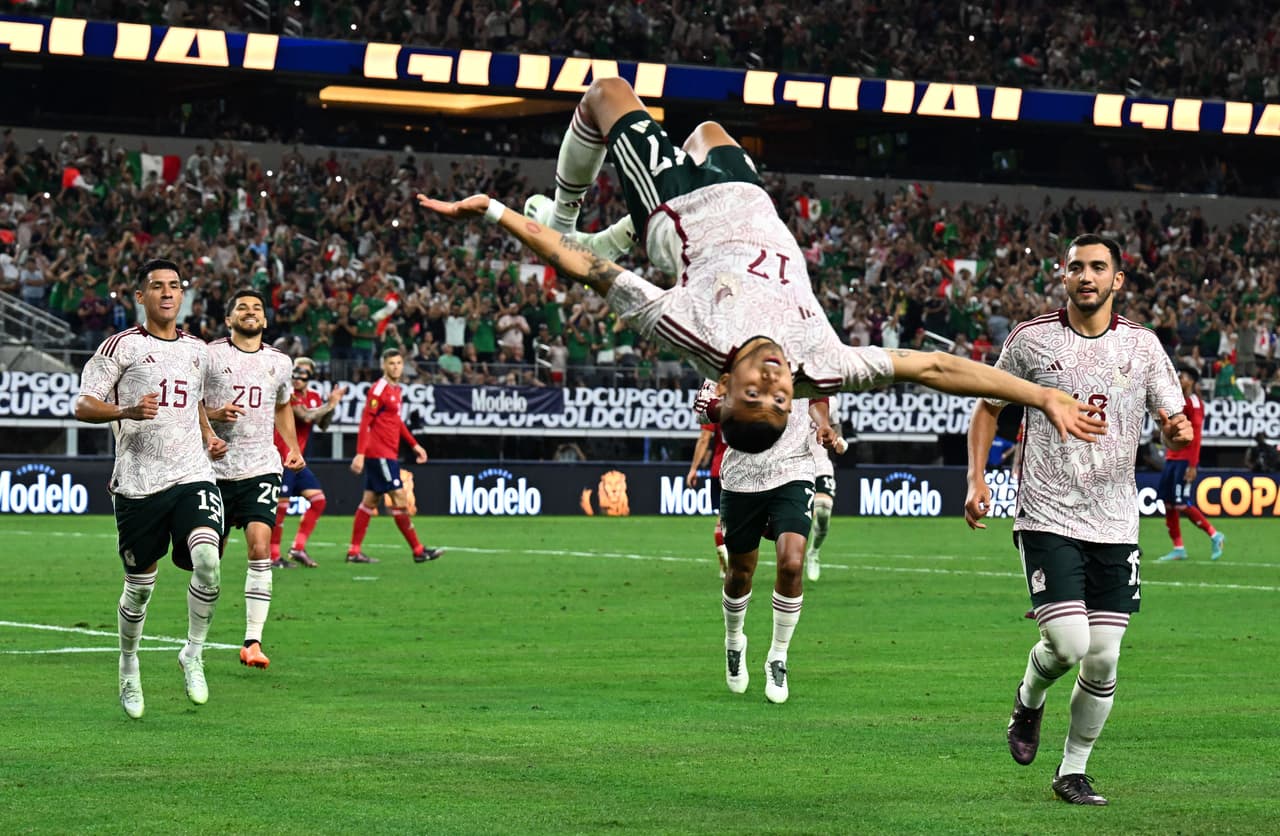 México ganó a Costa Rica con goles de Orbelín Pineda y 'Chiquito' Sánchez para avanzar a Semifinales de la Copa Oro 2023.