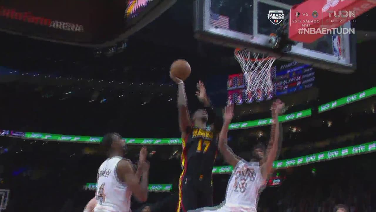 ¡Gran asistencia! Bogdanovic cede para que enceste Okongwu