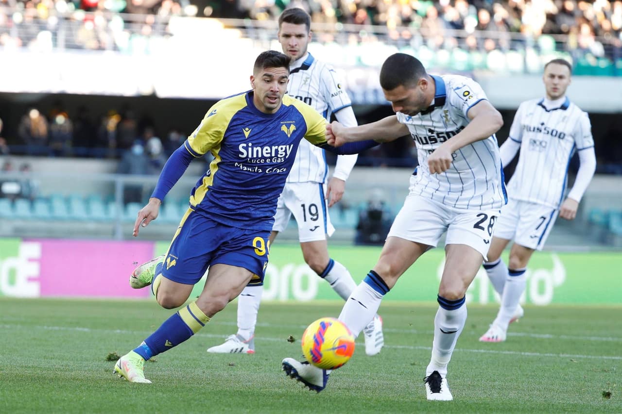 Atalanta se impone al Hellas Verona 2-1 con anotaciones de Miranchuk y Koopmeiners, mientras que para el Hellas fue de nuevo Giovanni Simeone, durante la fecha 17 en la Serie A.