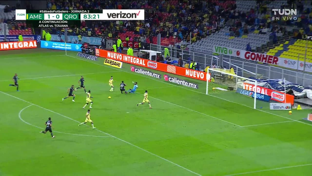 ¡GOOOL! Julián Quiñones anota para América.