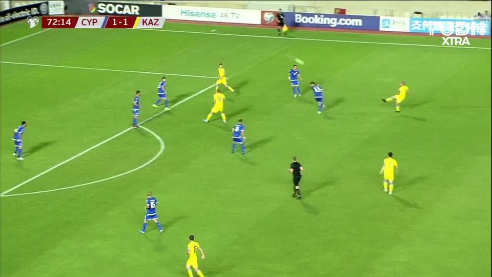 Tiro desviado de Islambek Kuat