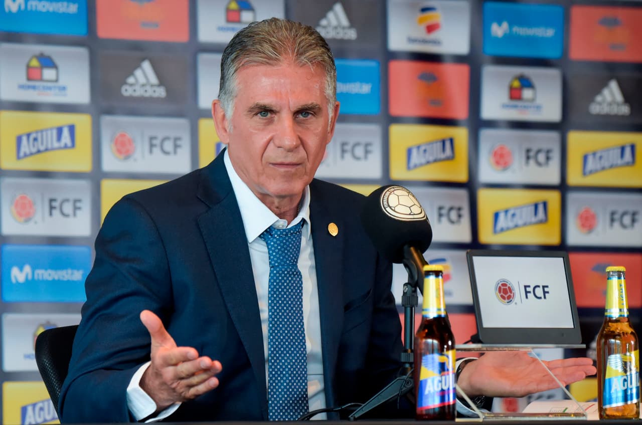 El portugués Carlos Queiroz fue presentado el 11 de marzo como nuevo técnico de la selección de Colombia, tras la salida en 2018 del argentino José Pékerman.