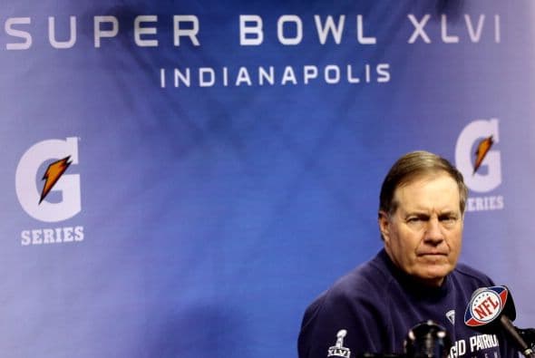 El entrenador Bill Belichick es el segundo head coach con más viajes al Super Bowl, detrás de Don Shula.