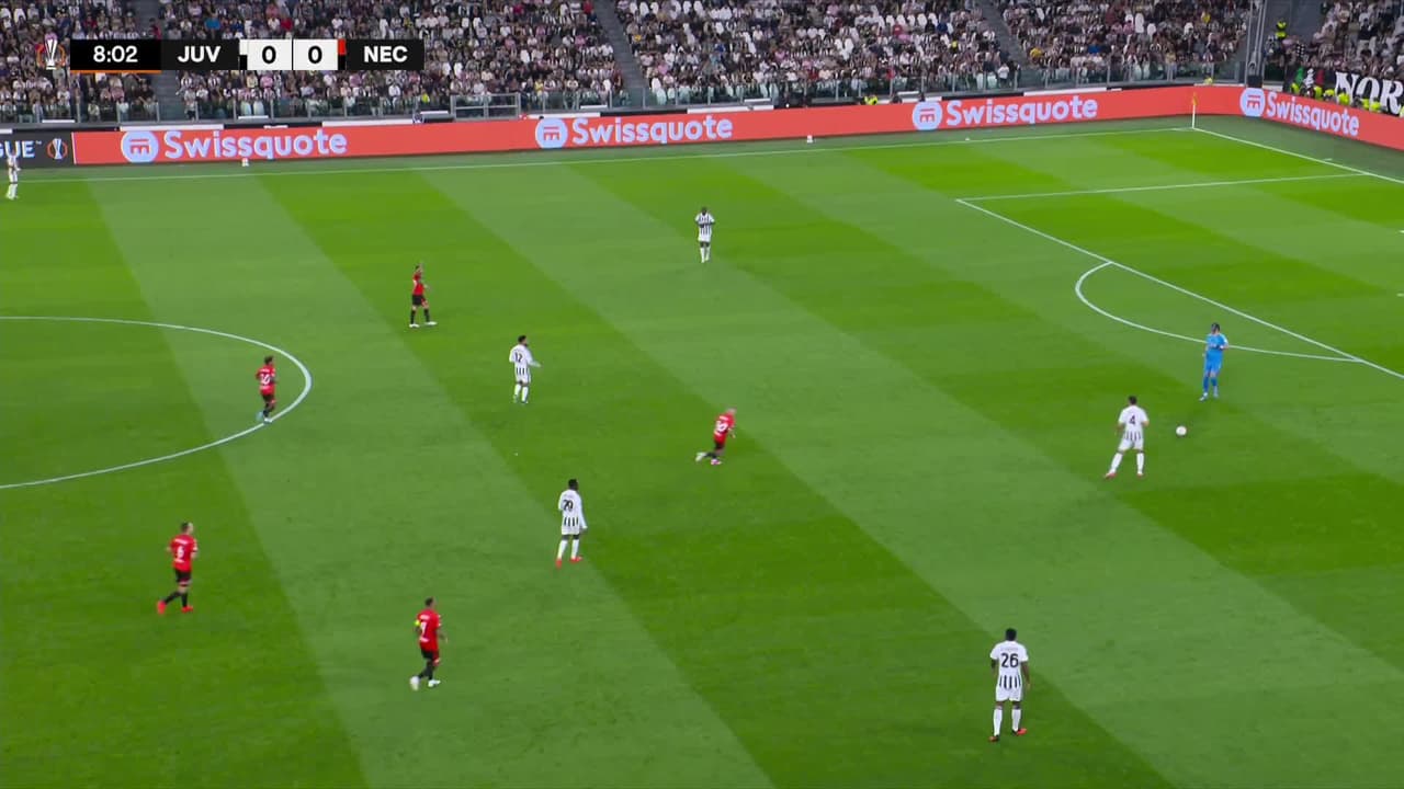 ¡GOL!  anota para Juventus. Nico González