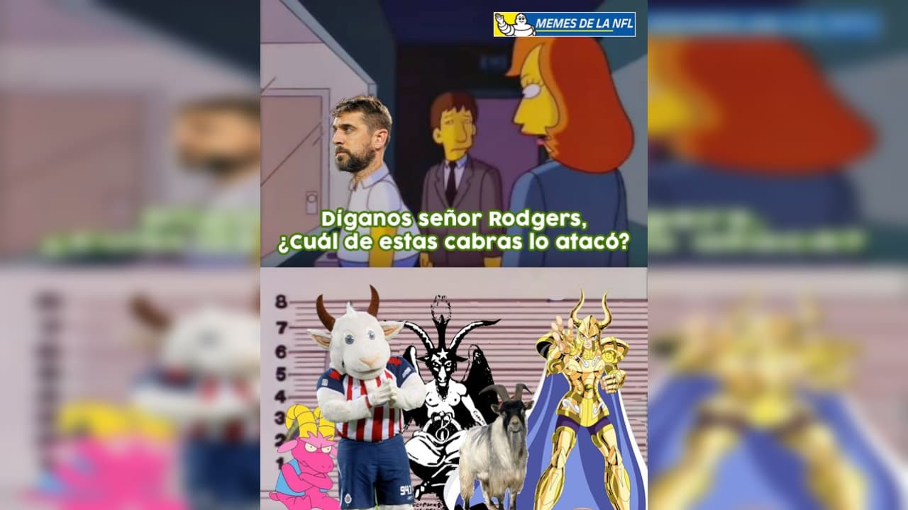 Los memes no se detienen y esta semana la víctima favorita son Aaron Rodgers y sus Green Bay Packers que sufierin una dolorosa derrota frente a los Tampa Bay Buccaneers.
