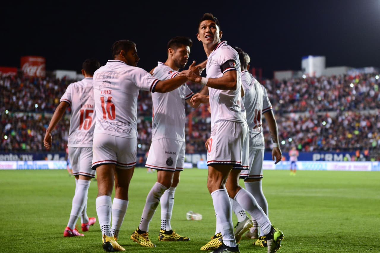 Con goles de Nicolás Ibañez y Germán Berterame por parte del Atlético san Luis y goles de Javier López y Oribe Peralta por parte del Guadalajara, Atlético san Luis y Chivas empatan en duelo con tres penales.