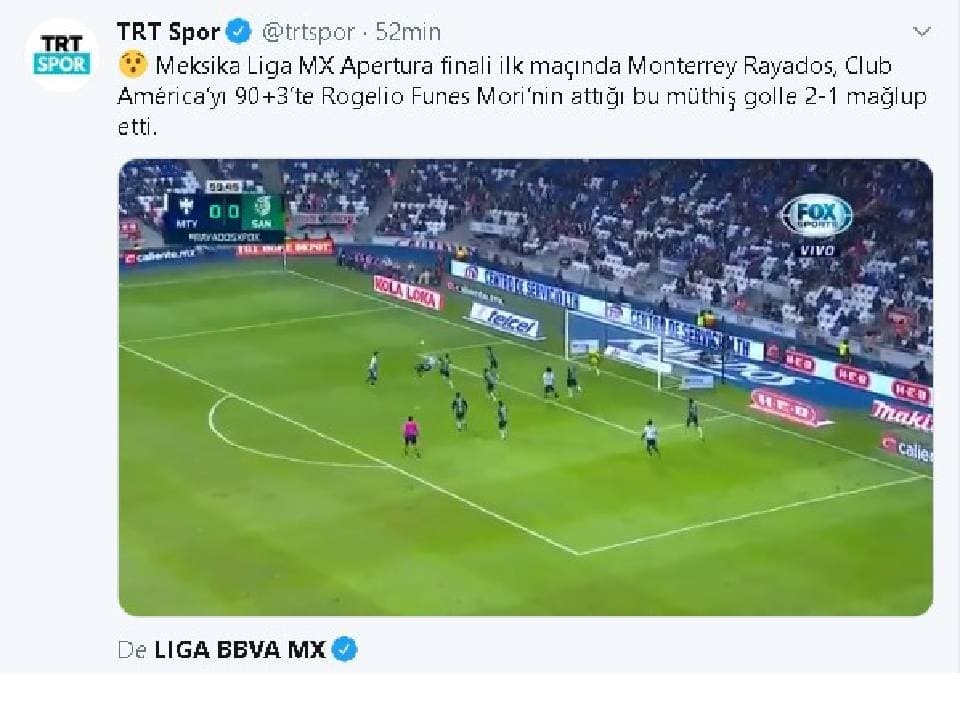 No paran los elogios a Funes Mori.