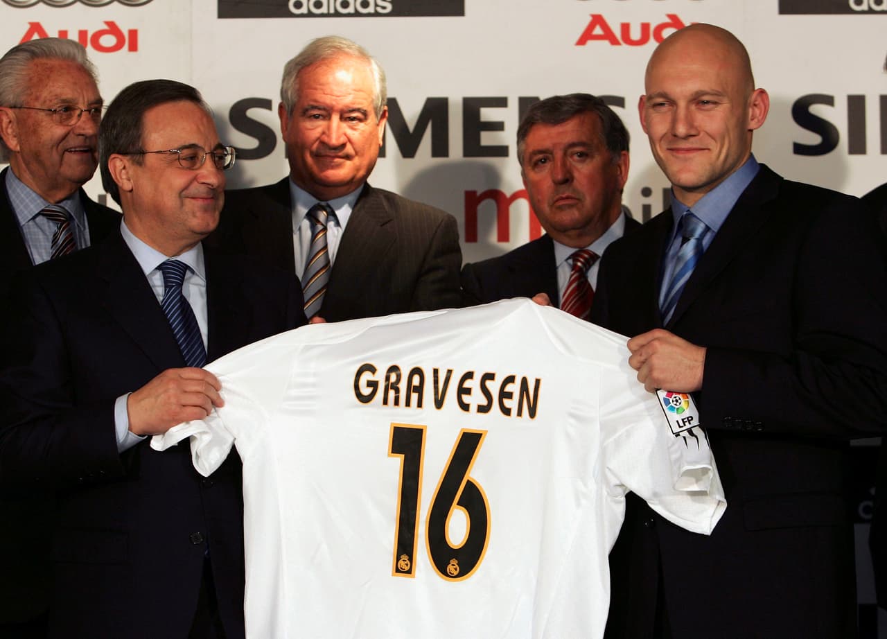 Thomas Gravesen llegó al Real Madrid en enero del 2005 como posible solución para el centro del campo.