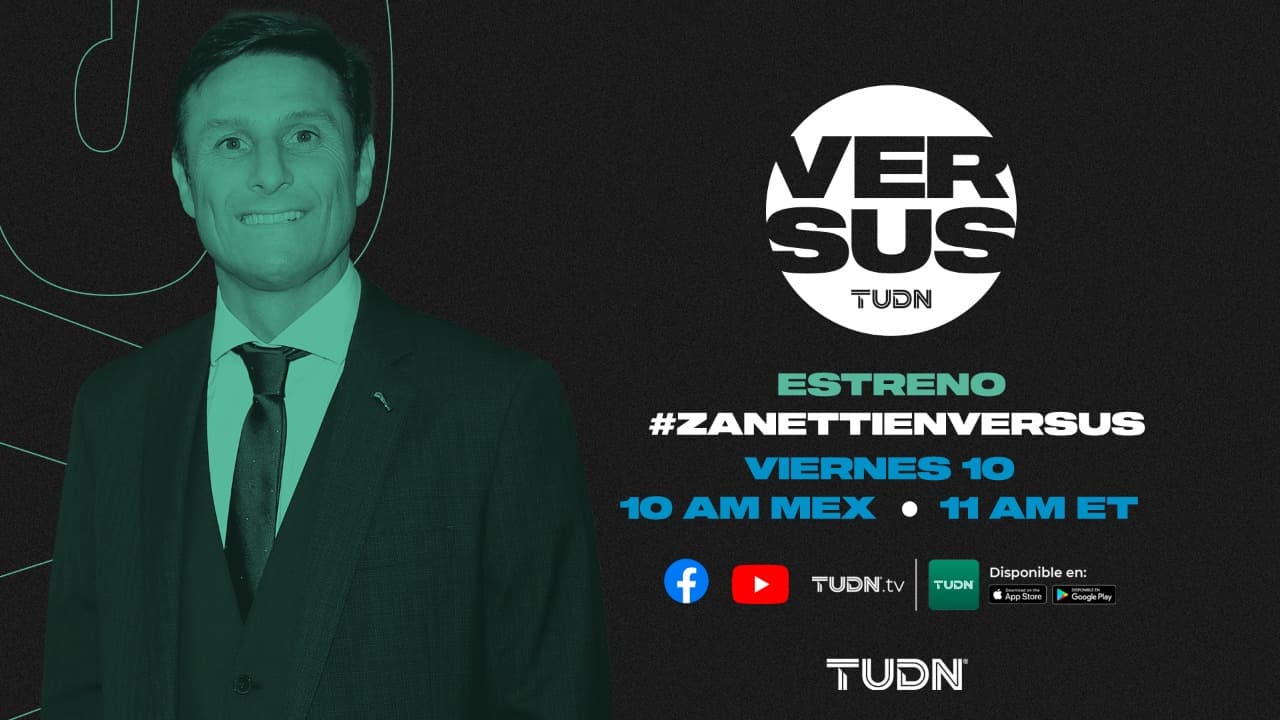 Javier Zanetti estará en Versus Digital.