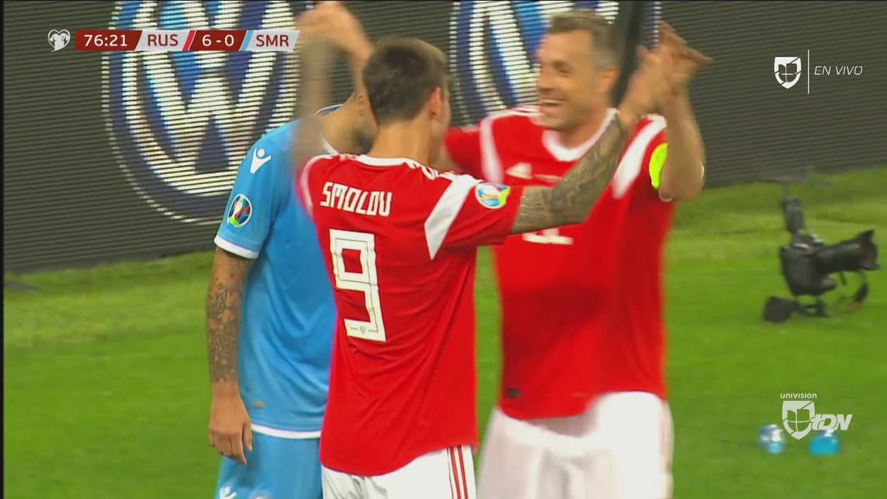 7-0 de Rusia a San Marino luego de FEO error del portero Benedettini