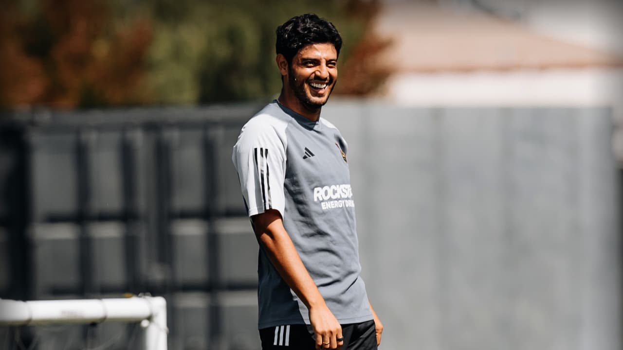 ¡Regresa la sonrisa del Rey! Vela vuelve a entrenar con LAFC