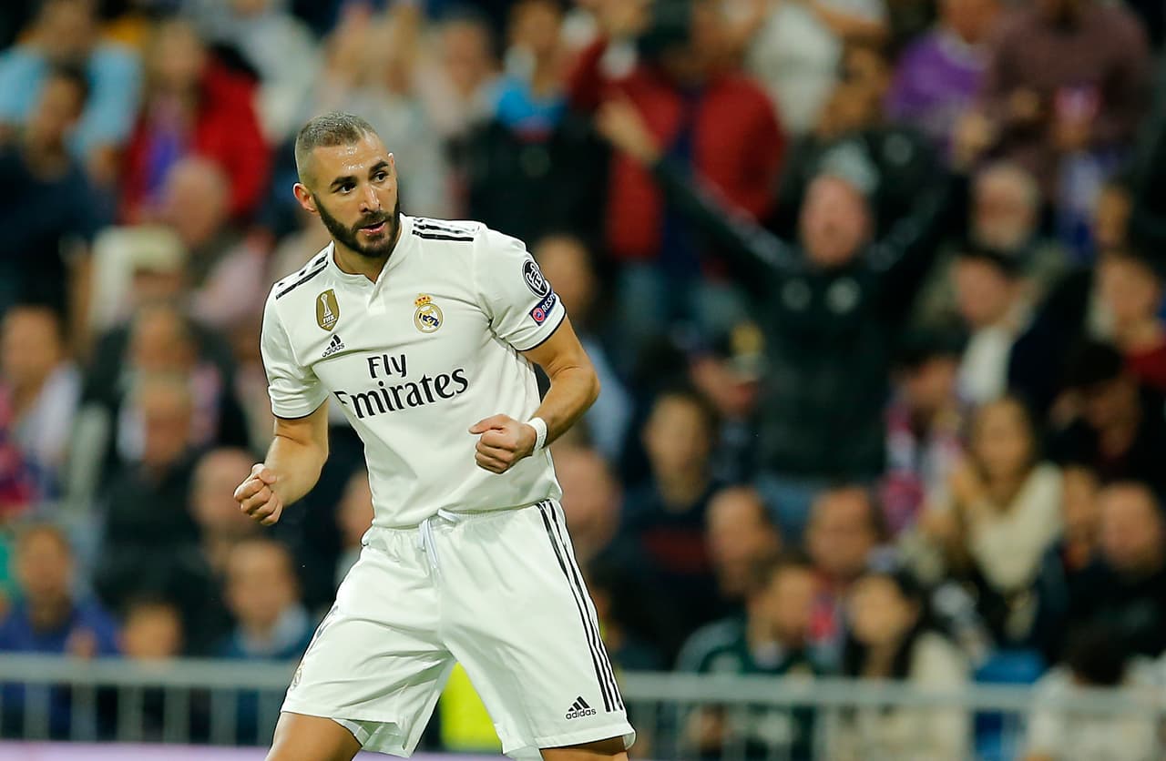 Karim Benzema anotó su gol 57 en la UEFA Champions League donde es el cuarto mejor goleador.