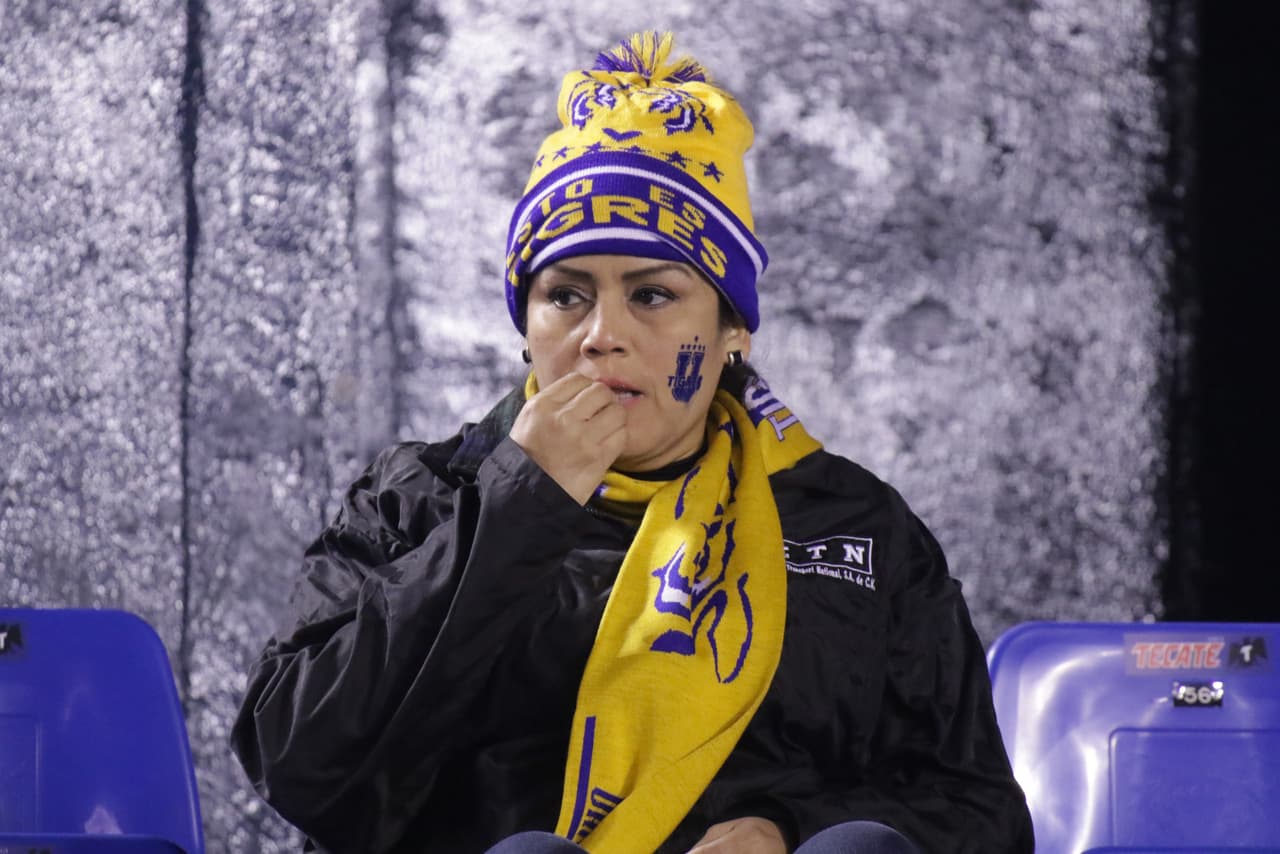 Fanáticos de Tigres aguardan por el encuentro ante Cruz Azul en la Jornada 3 del Clausura 2019.