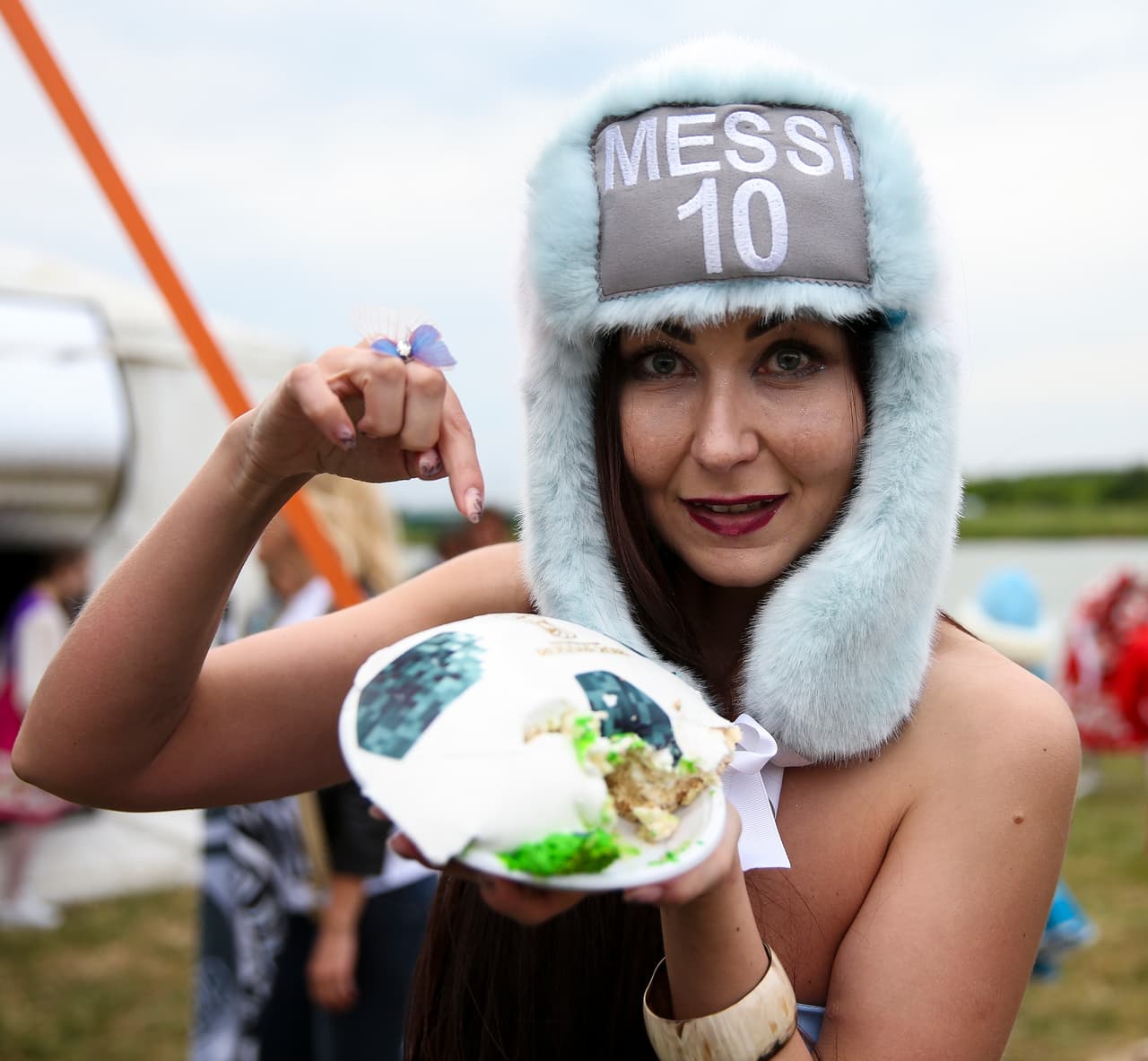 Aún así, el jugador no pudo disfrutar tanto como sus fanáticos de este delicioso reconocimiento.