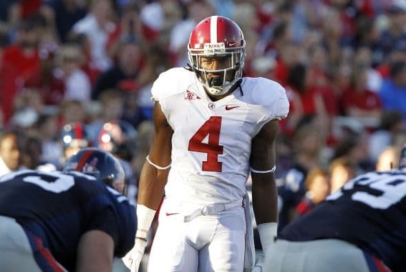 Profundos: 1. Mark Barron, Alabama - Altura: 1.88 m - Peso: 98 kg